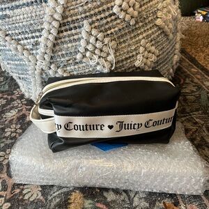 Juicy Couture Black and White Cosmetic Bag